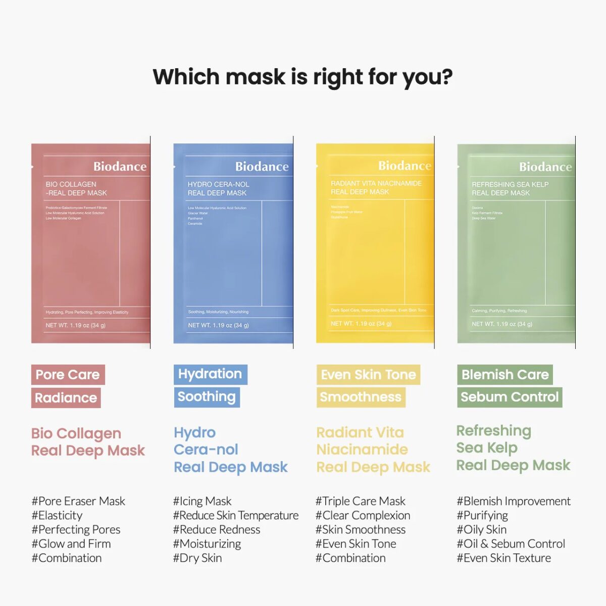 Biodance Bio-Collagen Real Deep Firming Collagen Face Mask -1pc/34g - Image 10