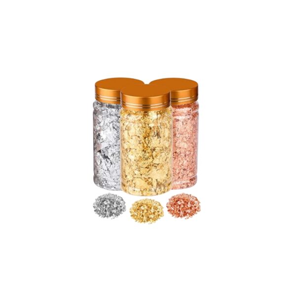 Φυλλα χρυσου-ασημιου για νύχια