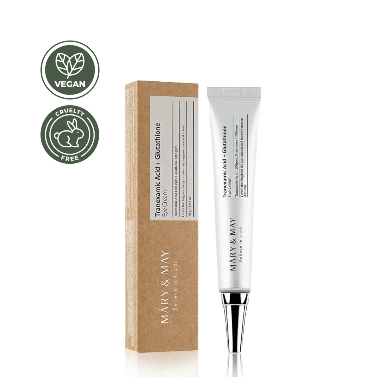 Mary&May Tranexamic Acid+Glutathione Brightening Eye Cream - 30ml - Image 2